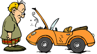 automobile trouble clipart